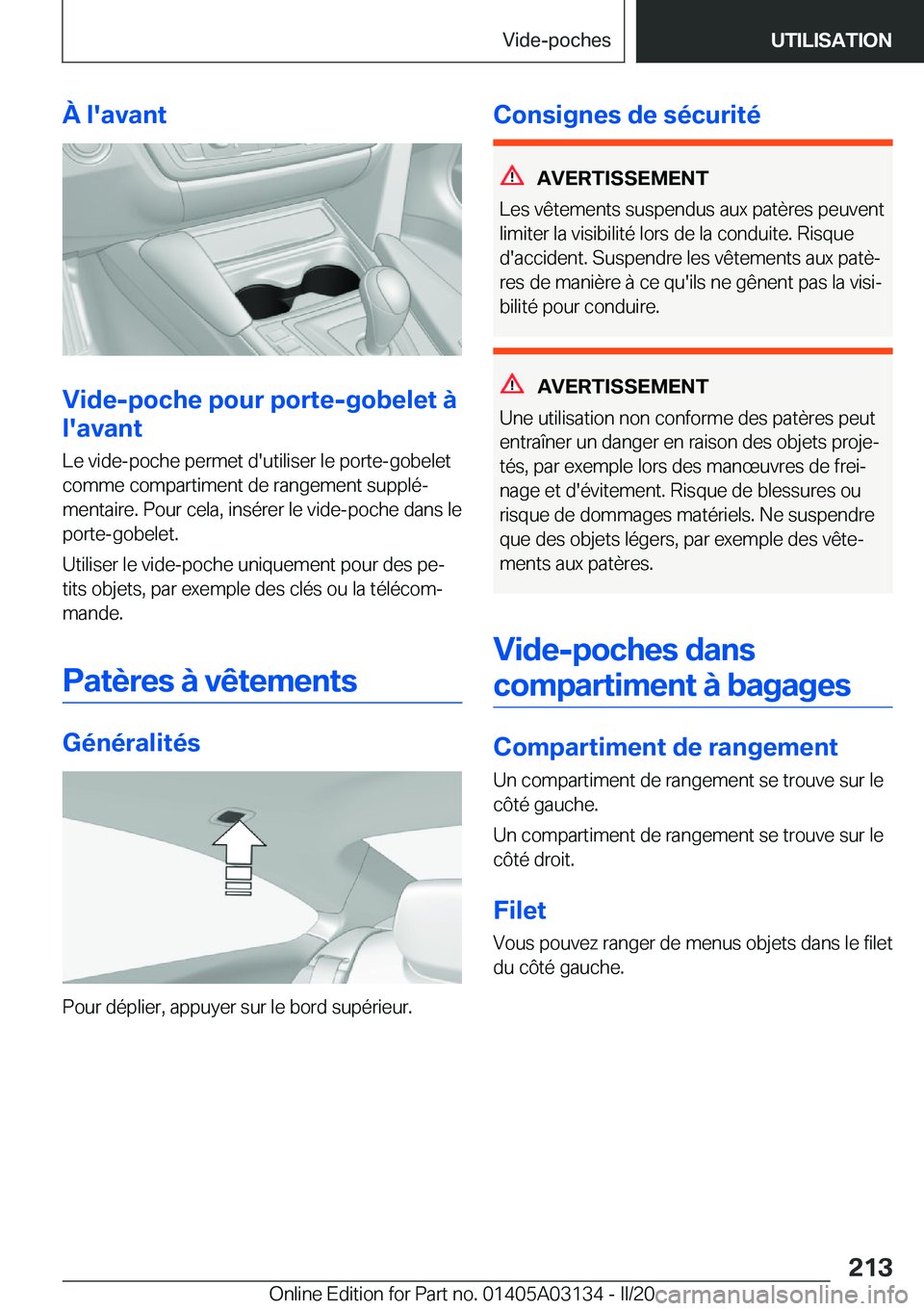 BMW M4 2020  Notices Demploi (in French) �