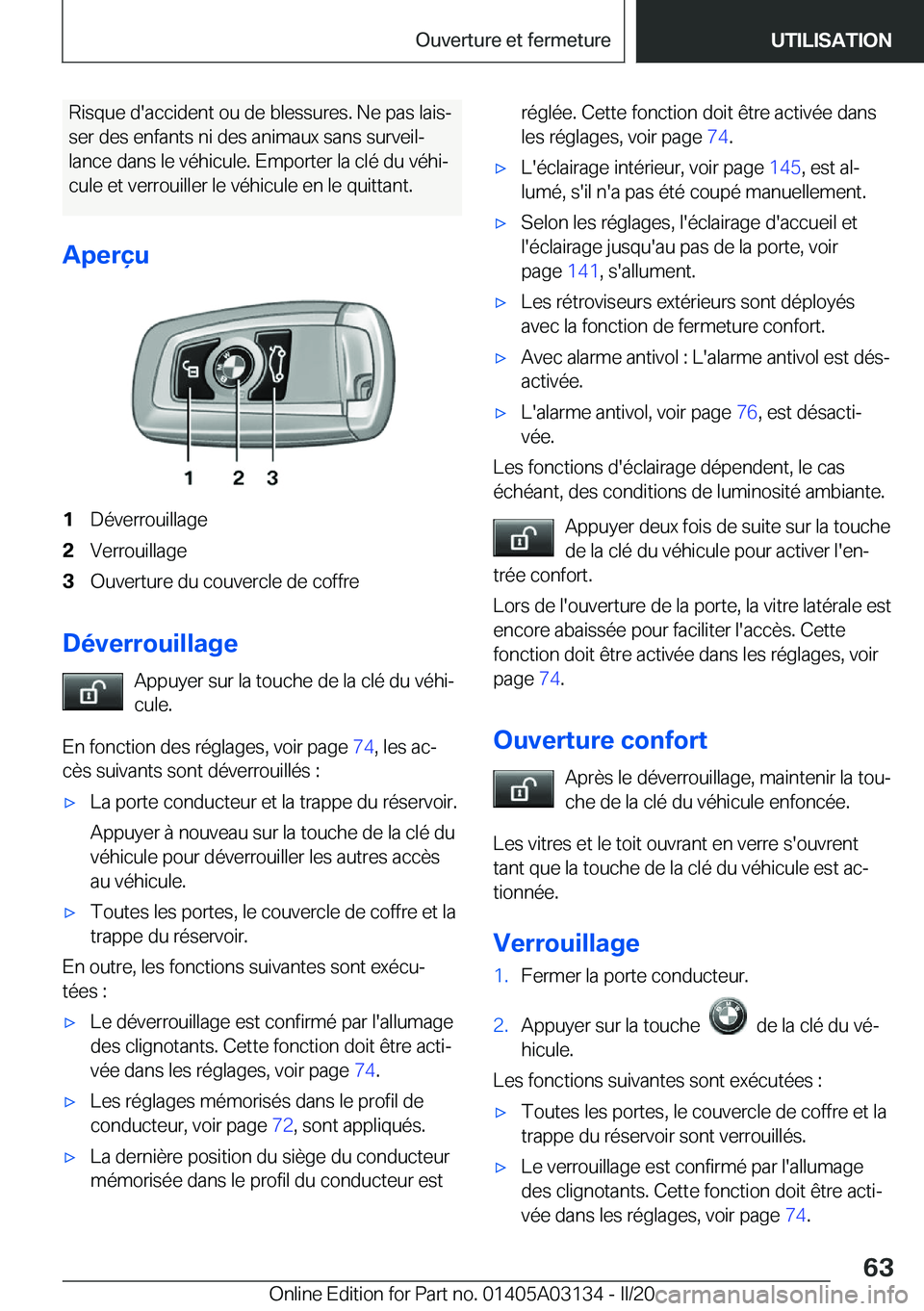 BMW M4 2020  Notices Demploi (in French) �R�i�s�q�u�e��d�'�a�c�c�i�d�e�n�t��o�u��d�e��b�l�e�s�s�u�r�e�s�.��N�e��p�a�s��l�a�i�sj�s�e�r��d�e�s��e�n�f�a�n�t�s��n�i��d�e�s��a�n�i�m�a�u�x��s�a�n�s��s�u�r�v�e�i�lj
�l�a�n�c�e��