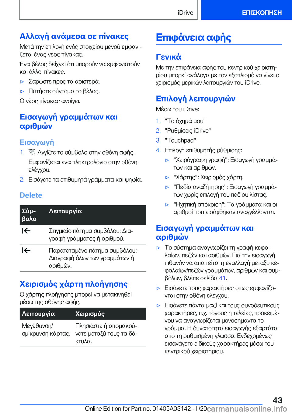 BMW M4 2020  ΟΔΗΓΌΣ ΧΡΉΣΗΣ (in Greek) T^^sup�s`n_wfs�fw�cR`s]we
@wgn�gy`�wc\^bup�w`oe�fgb\jwRbh�_w`bp�w_is`Rj xwgs\�o`se�`obe�cR`s]se�.
M`s�