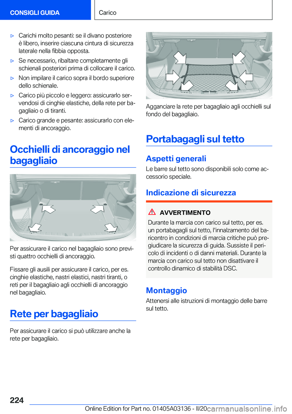 BMW M4 2020  Libretti Di Uso E manutenzione (in Italian) 'x�C�a�r�i�c�h�i��m�o�l�t�o��p�e�s�a�n�t�i�:��s�e��i�l��d�i�v�a�n�o��p�o�s�t�e�r�i�o�r�e
�è��l�i�b�e�r�o�,��i�n�s�e�r�i�r�e��c�i�a�s�c�u�n�a��c�i�n�t�u�r�a��d�i��s�i�c�u�r�e�z�z�a �l�