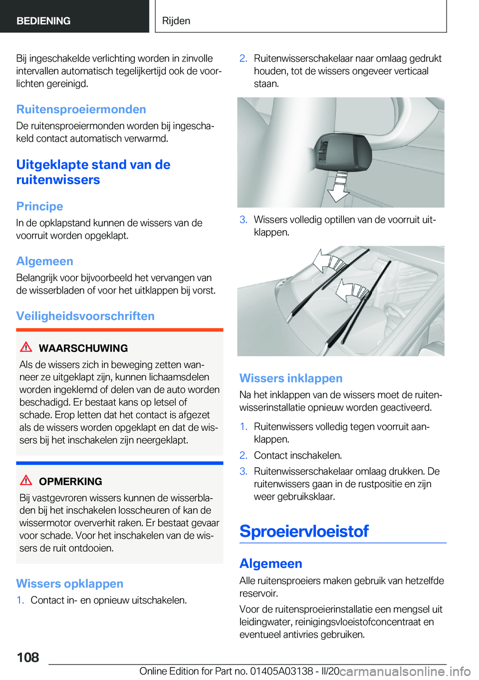 BMW M4 2020  Instructieboekjes (in Dutch) �B�i�j��i�n�g�e�s�c�h�a�k�e�l�d�e��v�e�r�l�i�c�h�t�i�n�g��w�o�r�d�e�n��i�n��z�i�n�v�o�l�l�e
�i�n�t�e�r�v�a�l�l�e�n��a�u�t�o�m�a�t�i�s�c�h��t�e�g�e�l�i�j�k�e�r�t�i�j�d��o�o�k��d�e��v�o�o�rj
