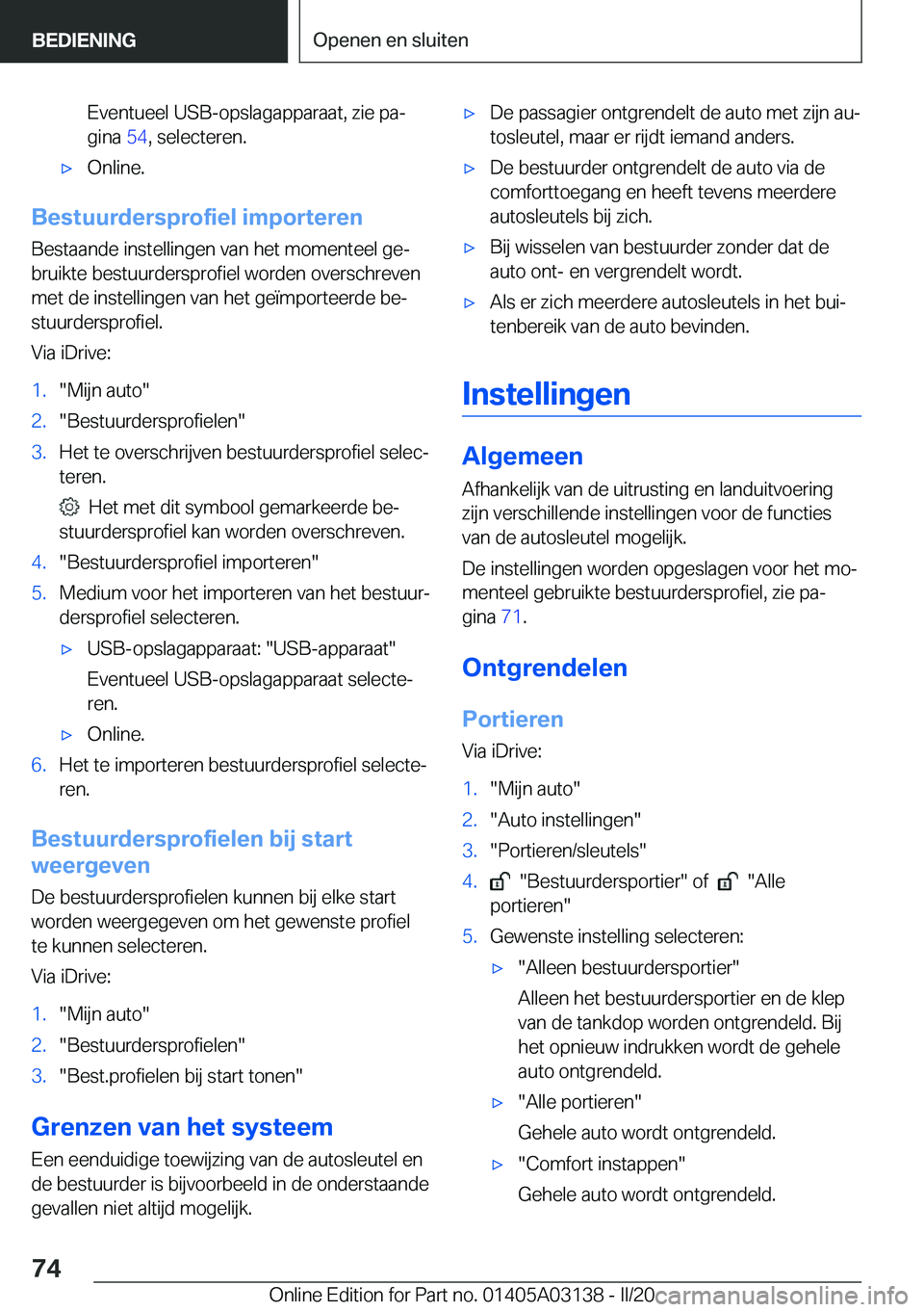 BMW M4 2020  Instructieboekjes (in Dutch) �E�v�e�n�t�u�e�e�l��U�S�B�-�o�p�s�l�a�g�a�p�p�a�r�a�a�t�,��z�i�e��p�aj�g�i�n�a� �5�4�,��s�e�l�e�c�t�e�r�e�n�.'x�O�n�l�i�n�e�.
�B�e�s�t�u�u�r�d�e�r�s�p�r�o�f�i�e�l��i�m�p�o�r�t�e�r�e�n
�B�e�