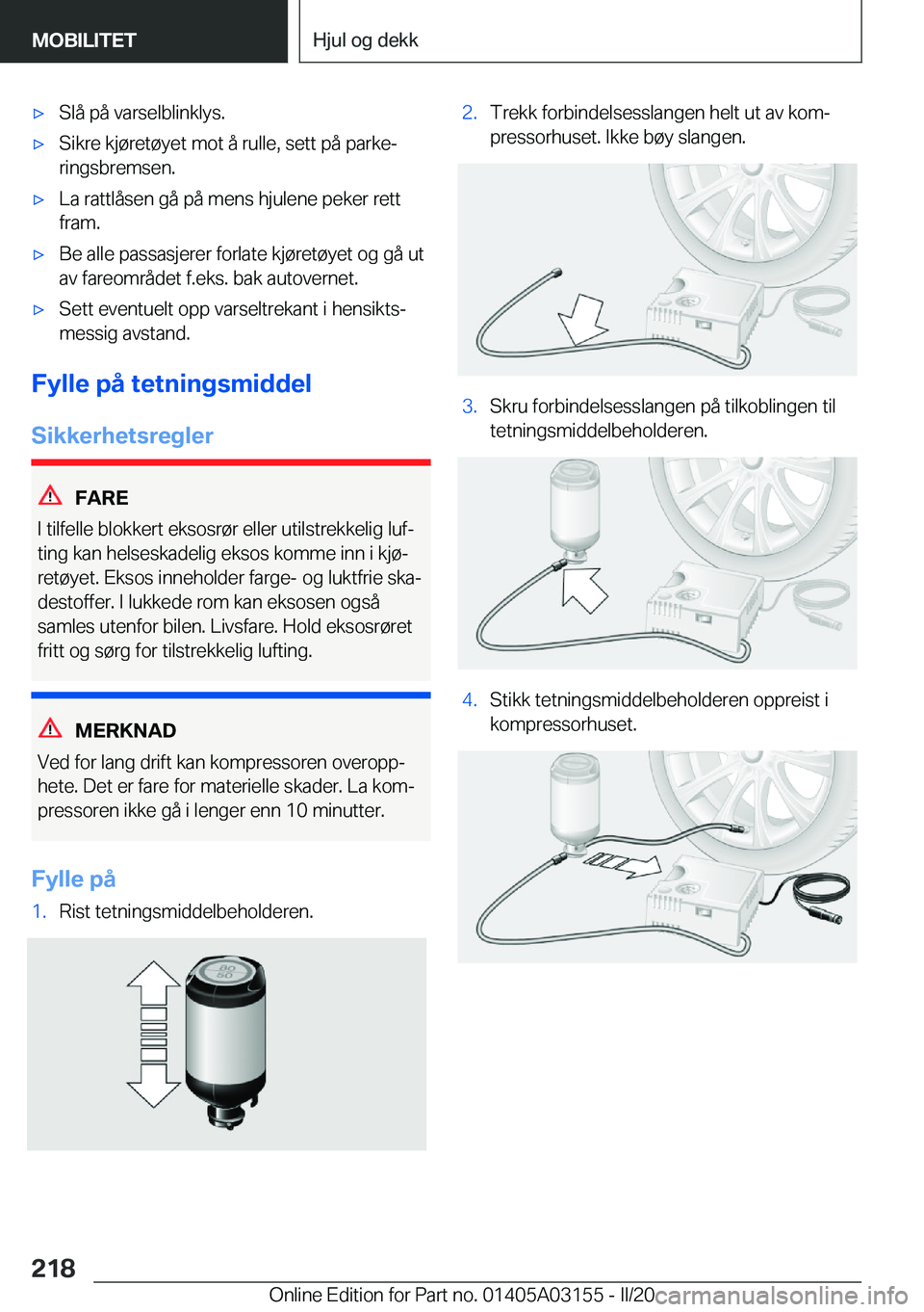 BMW M4 2020  InstruksjonsbØker (in Norwegian) 'x�S�l�å��p�å��v�a�r�s�e�l�b�l�i�n�k�l�y�s�.'x�S�i�k�r�e��k�j�