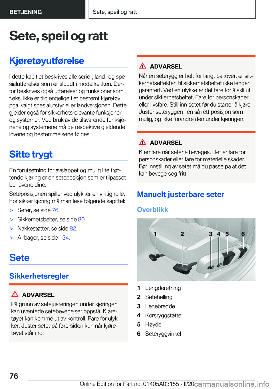 BMW M4 2020  InstruksjonsbØker (in Norwegian) �S�e�t�e�,��s�p�e�i�l��o�g��r�a�t�t�K�j�