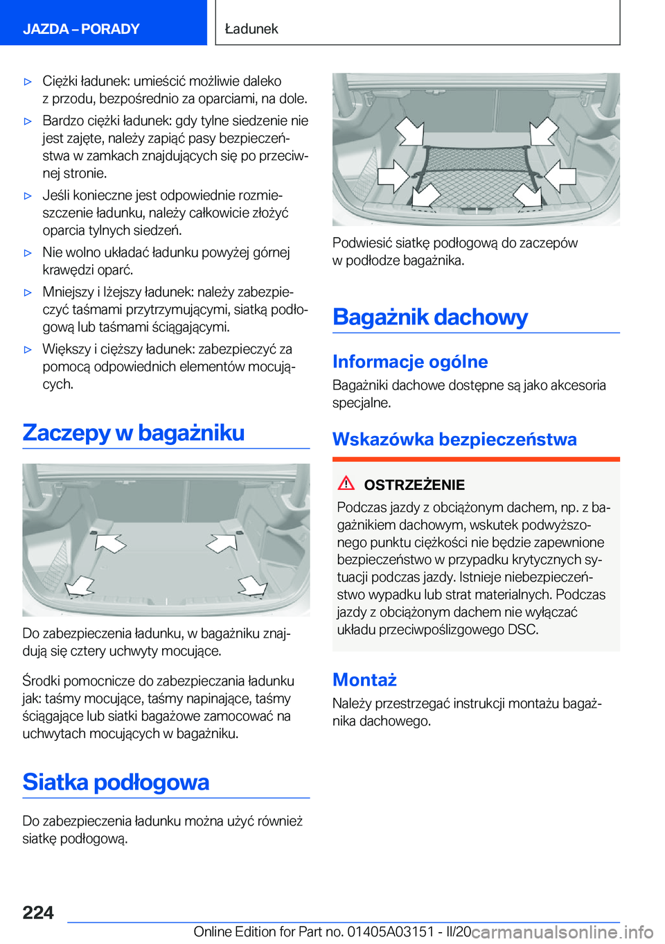 BMW M4 2020  Instrukcja obsługi (in Polish) 'x�C�i�