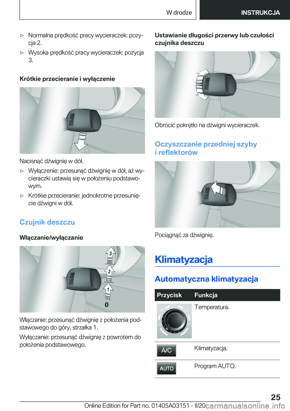 BMW M4 2020  Instrukcja obsługi (in Polish) 'x�N�o�r�m�a�l�n�a��p�r�