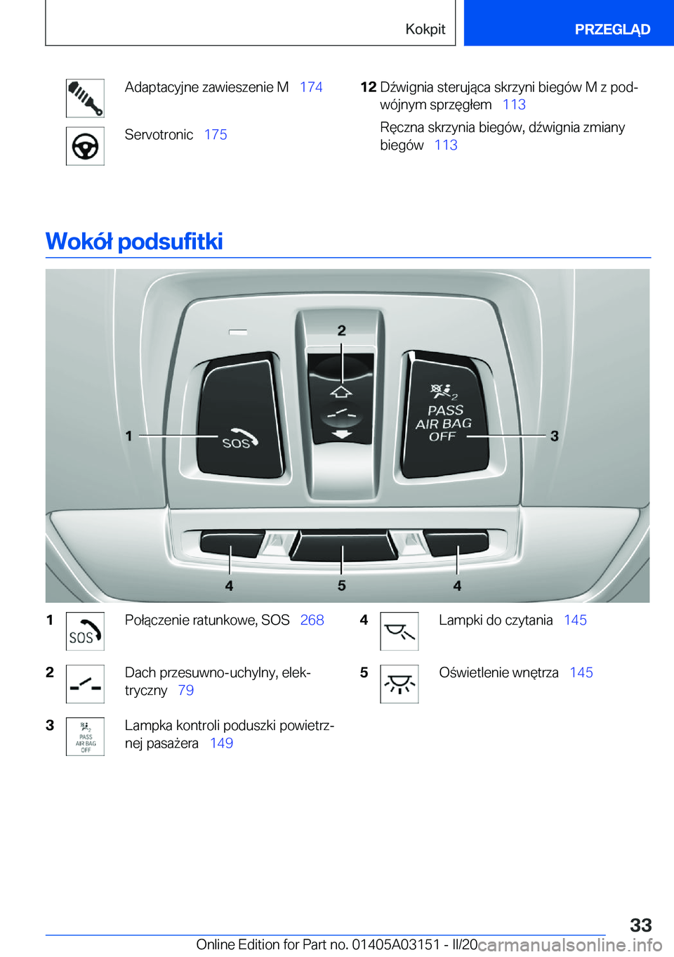 BMW M4 2020  Instrukcja obsługi (in Polish) �A�d�a�p�t�a�c�y�j�n�e��z�a�w�i�e�s�z�e�n�i�e��M\_�1�7�4�S�e�r�v�o�t�r�o�n�i�c\_�1�7�5�1�2�D7�w�i�g�n�i�a��s�t�e�r�u�j�