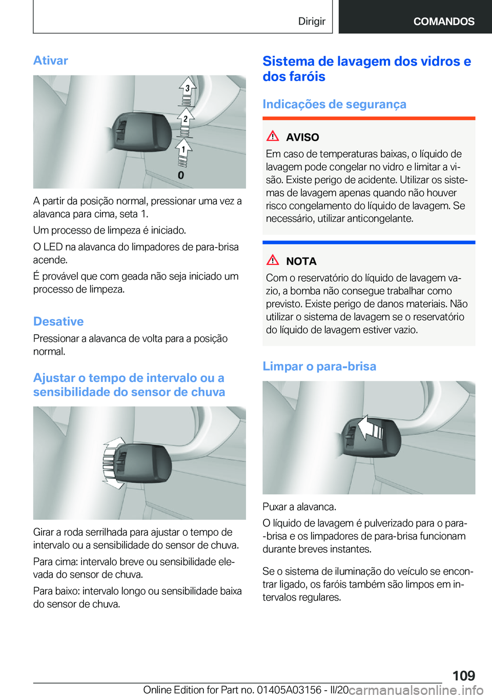 BMW M4 2020  Manual do condutor (in Portuguese) �A�t�i�v�a�r
�A��p�a�r�t�i�r��d�a��p�o�s�i�