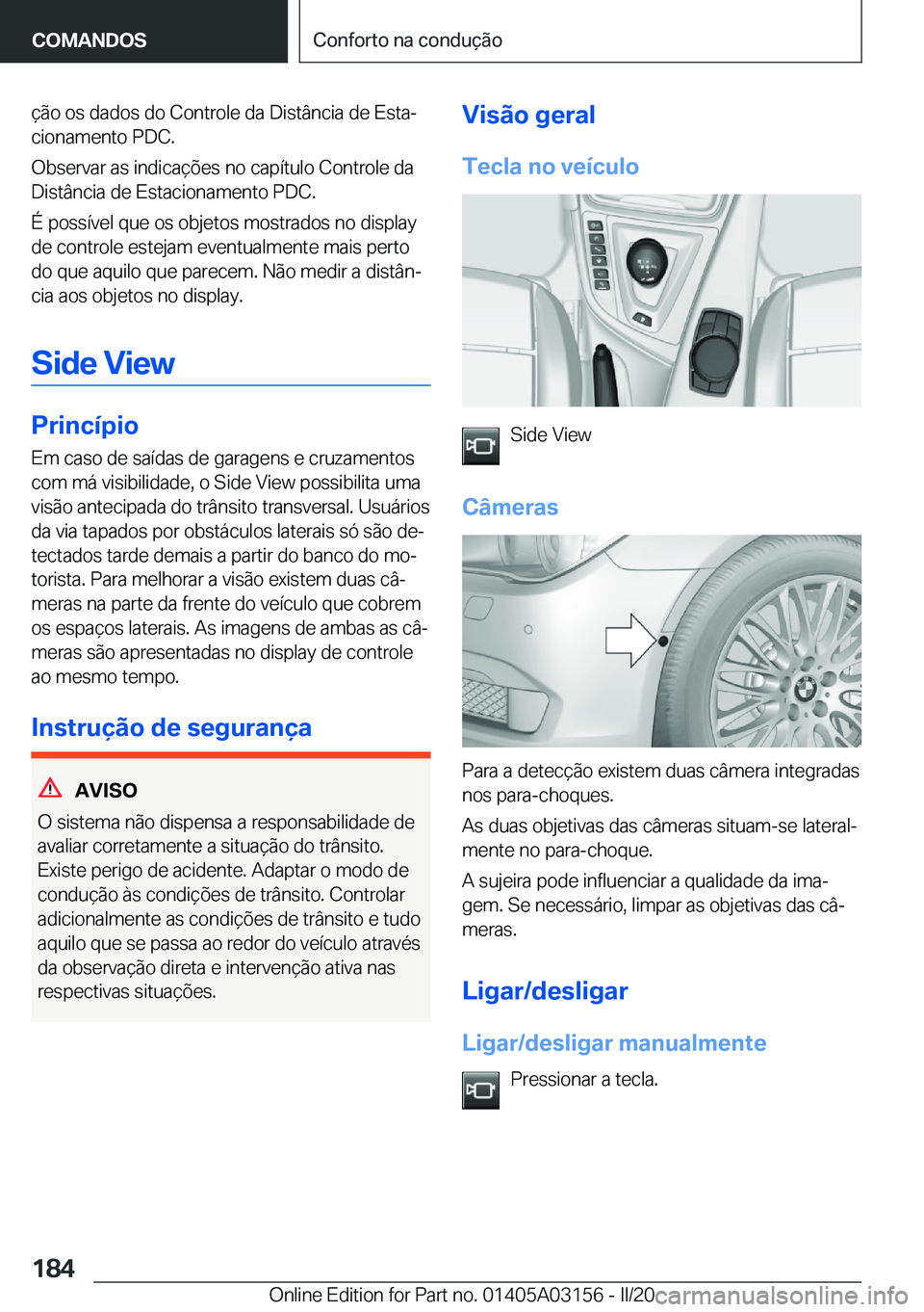BMW M4 2020  Manual do condutor (in Portuguese) �