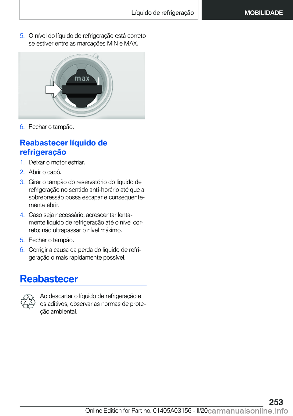 BMW M4 2020  Manual do condutor (in Portuguese) �5�.�O��n�