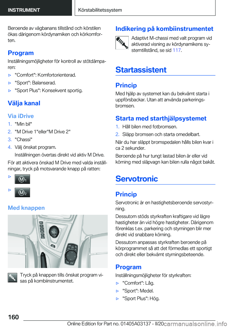 BMW M4 2020  InstruktionsbÖcker (in Swedish) �B�e�r�o�e�n�d�e��a�v��v�ä�g�b�a�n�a�n�s��t�i�l�l�s�t�å�n�d��o�c�h��k�
