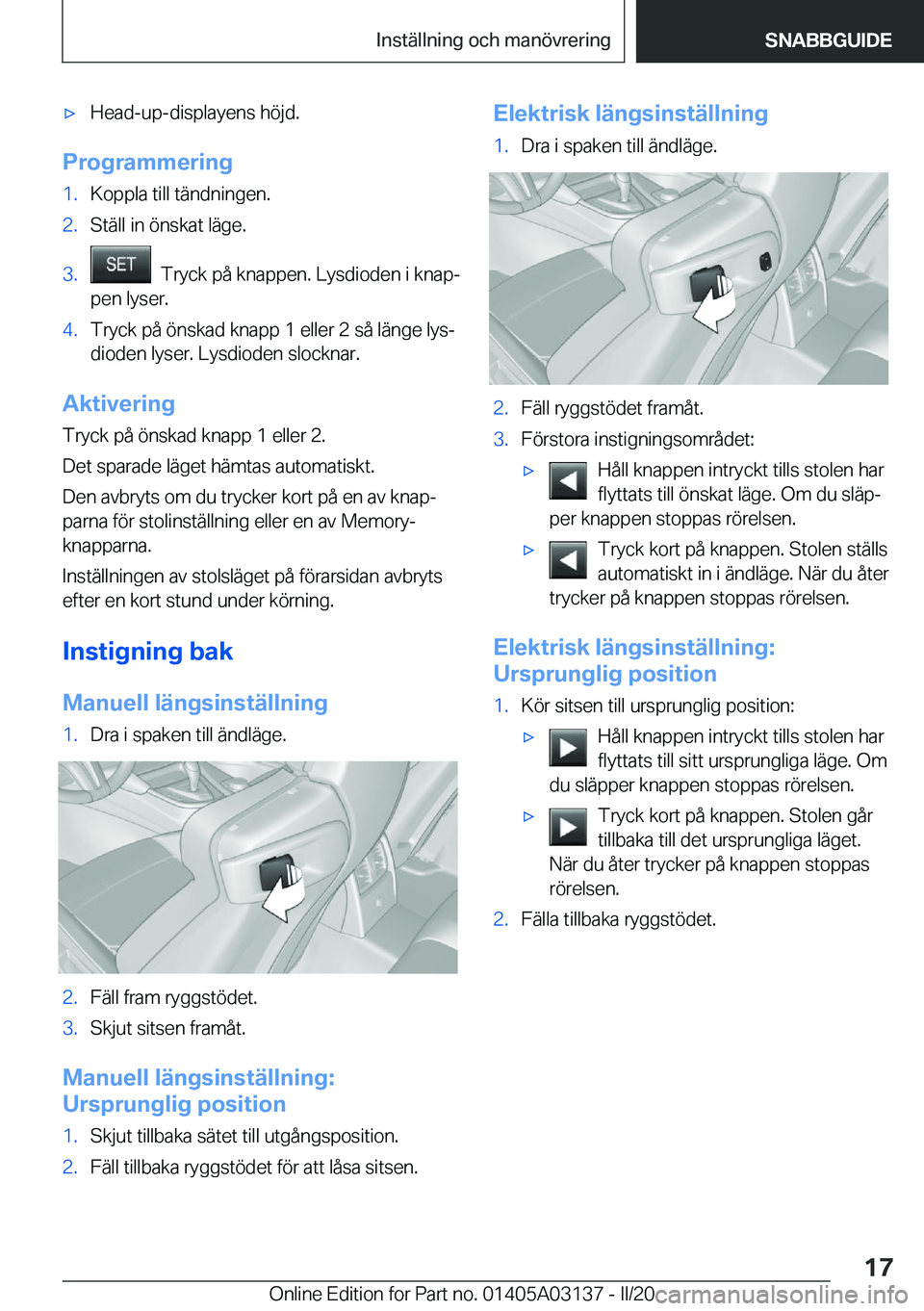 BMW M4 2020  InstruktionsbÖcker (in Swedish) 'x�H�e�a�d�-�u�p�-�d�i�s�p�l�a�y�e�n�s��h�