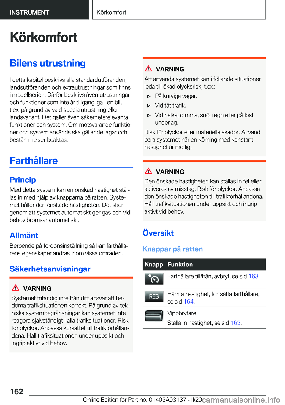 BMW M4 2020  InstruktionsbÖcker (in Swedish) �K�