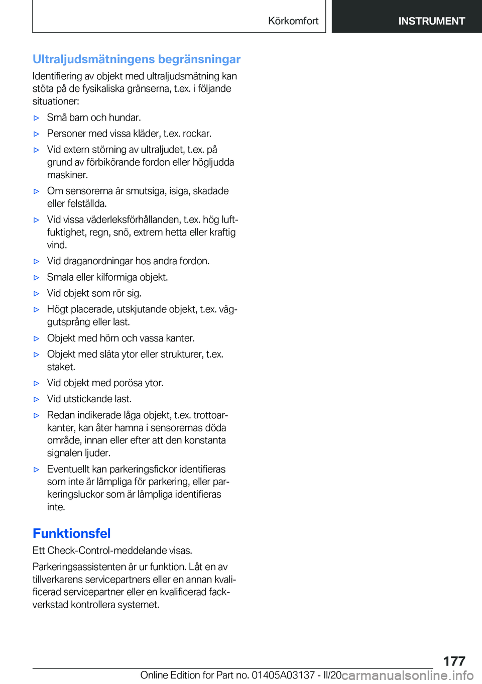 BMW M4 2020  InstruktionsbÖcker (in Swedish) �U�l�t�r�a�l�j�u�d�s�m�ä�t�n�i�n�g�e�n�s��b�e�g�r�ä�n�s�n�i�n�g�a�r�I�d�e�n�t�i�f�i�e�r�i�n�g��a�v��o�b�j�e�k�t��m�e�d��u�l�t�r�a�l�j�u�d�s�m�ä�t�n�i�n�g��k�a�n�s�t�