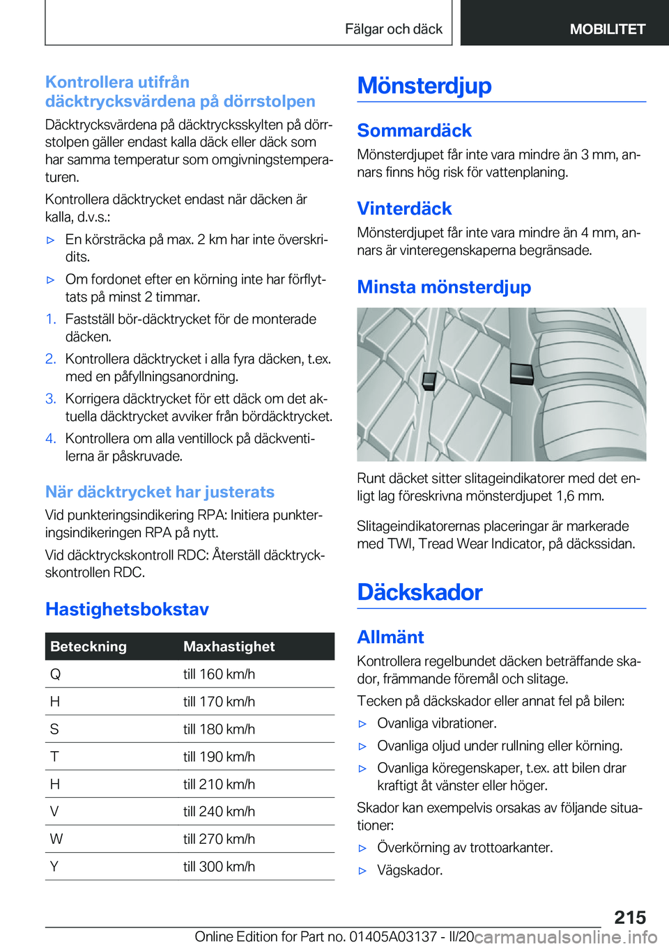 BMW M4 2020  InstruktionsbÖcker (in Swedish) �K�o�n�t�r�o�l�l�e�r�a��u�t�i�f�r�å�n
�d�ä�c�k�t�r�y�c�k�s�v�ä�r�d�e�n�a��p�å��d�
