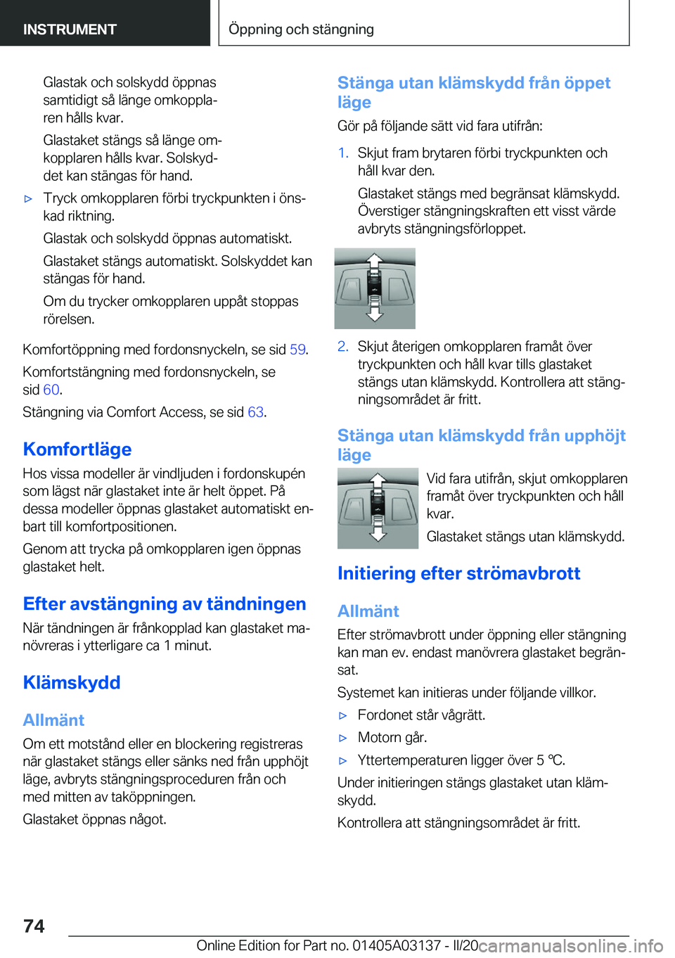 BMW M4 2020  InstruktionsbÖcker (in Swedish) �G�l�a�s�t�a�k��o�c�h��s�o�l�s�k�y�d�d��