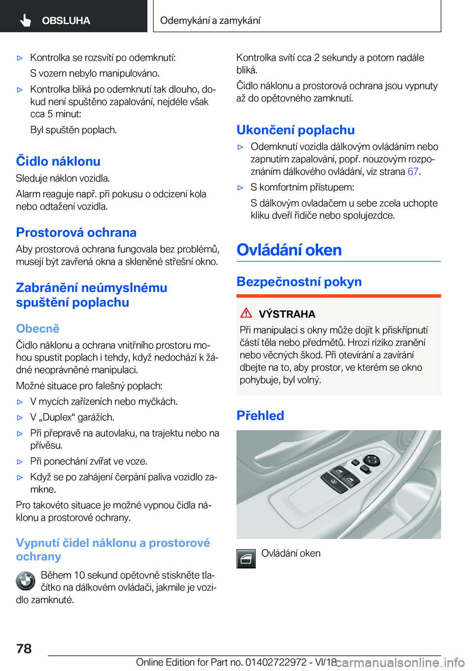 BMW M4 2019  Návod na použití (in Czech) 'x�K�o�n�t�r�o�l�k�a��s�e��r�o�z�s�v�