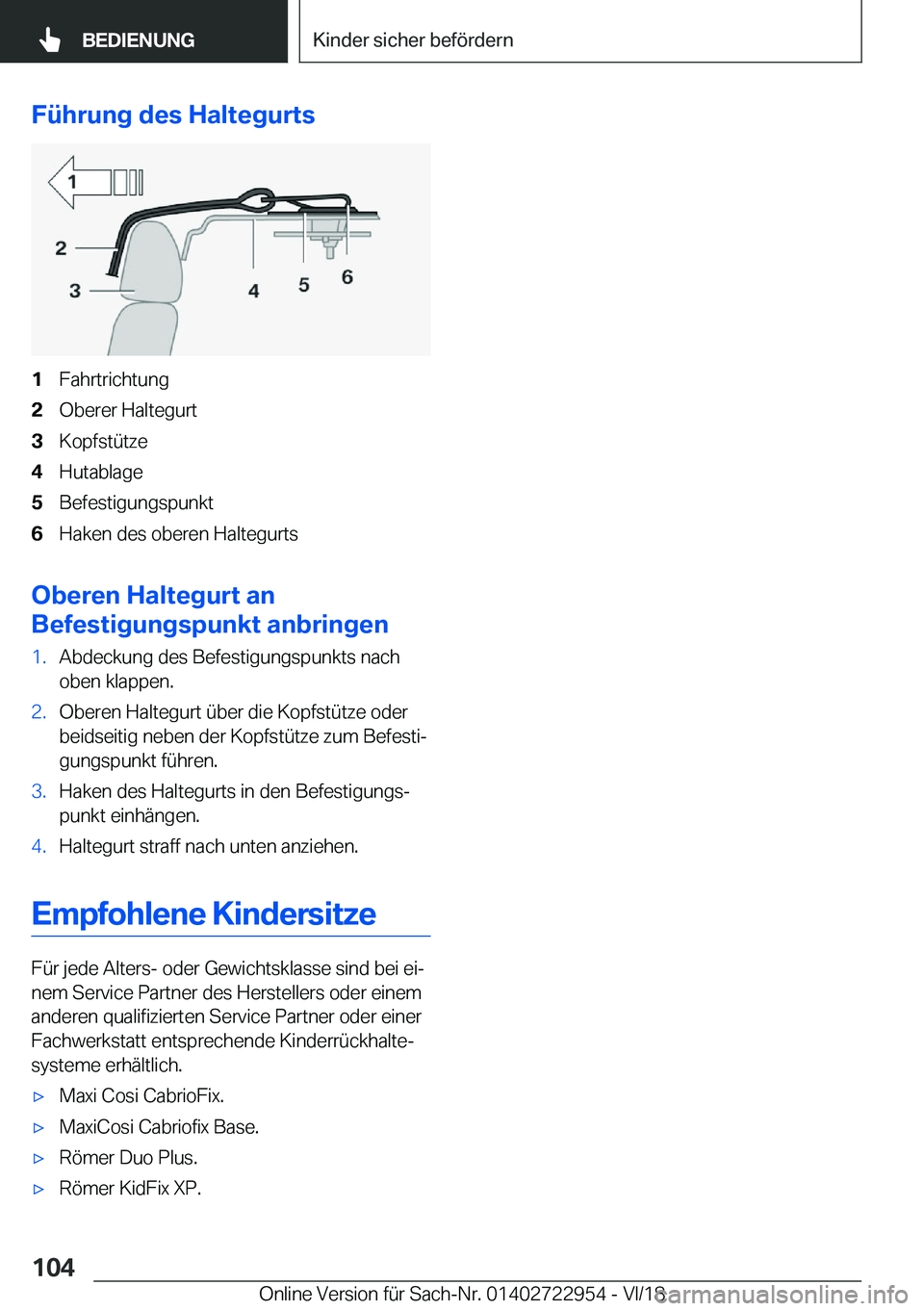 BMW M4 2019  Betriebsanleitungen (in German) �F�