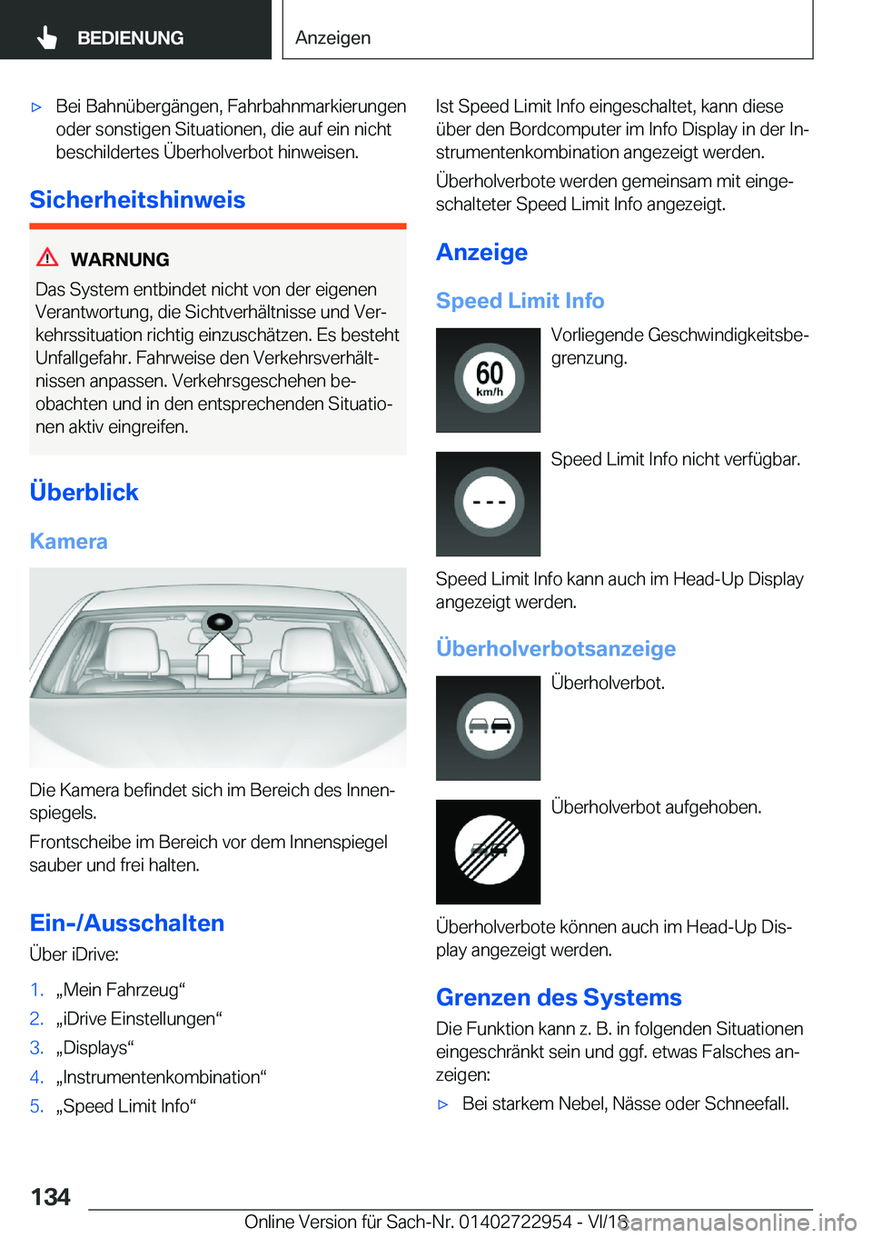 BMW M4 2019  Betriebsanleitungen (in German) 'x�B�e�i��B�a�h�n�