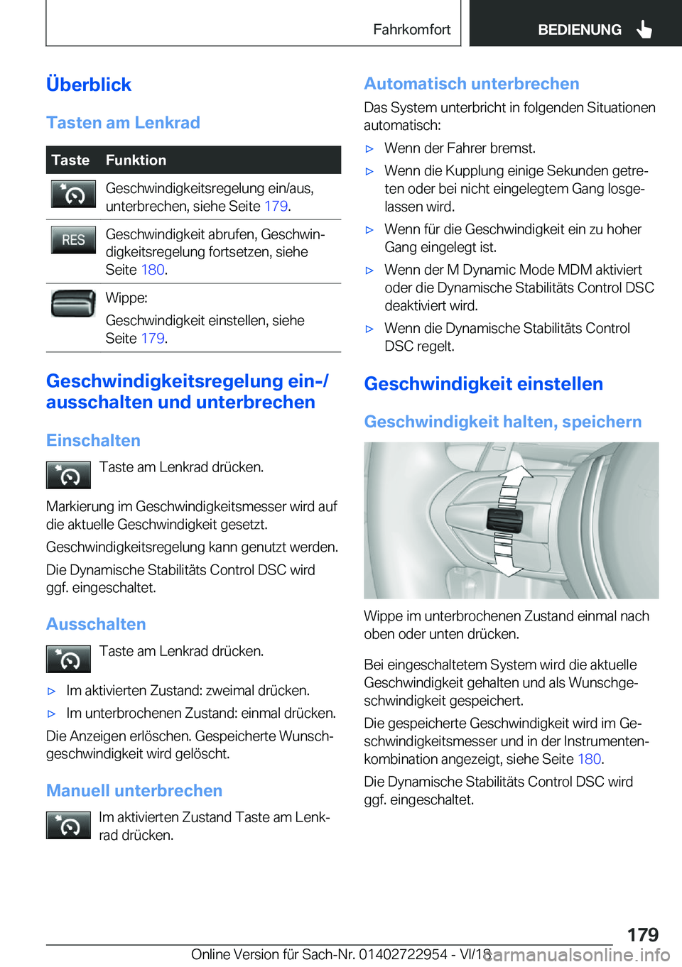 BMW M4 2019  Betriebsanleitungen (in German) �