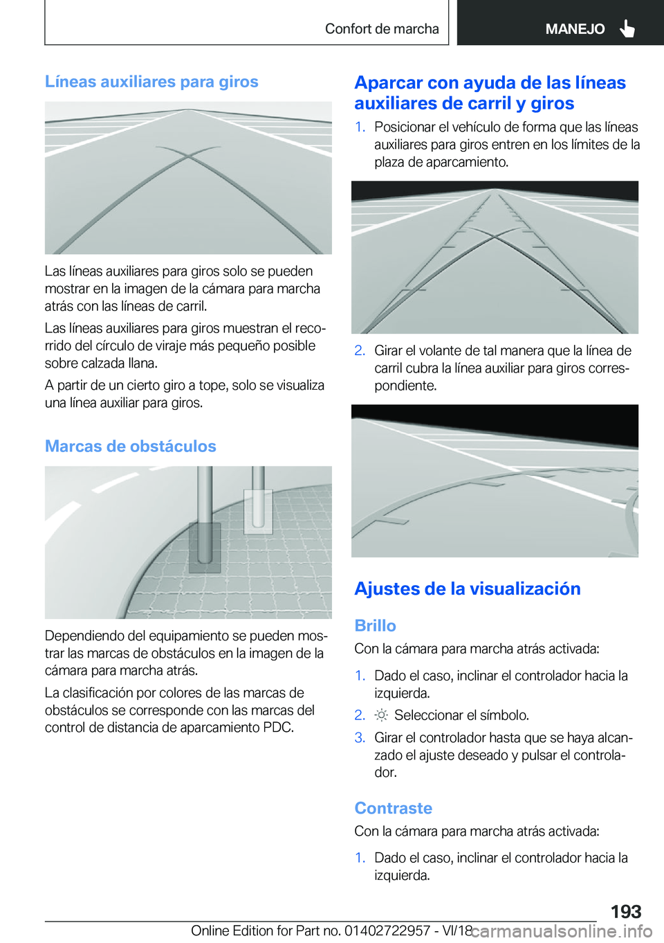 BMW M4 2019  Manuales de Empleo (in Spanish) �L�
