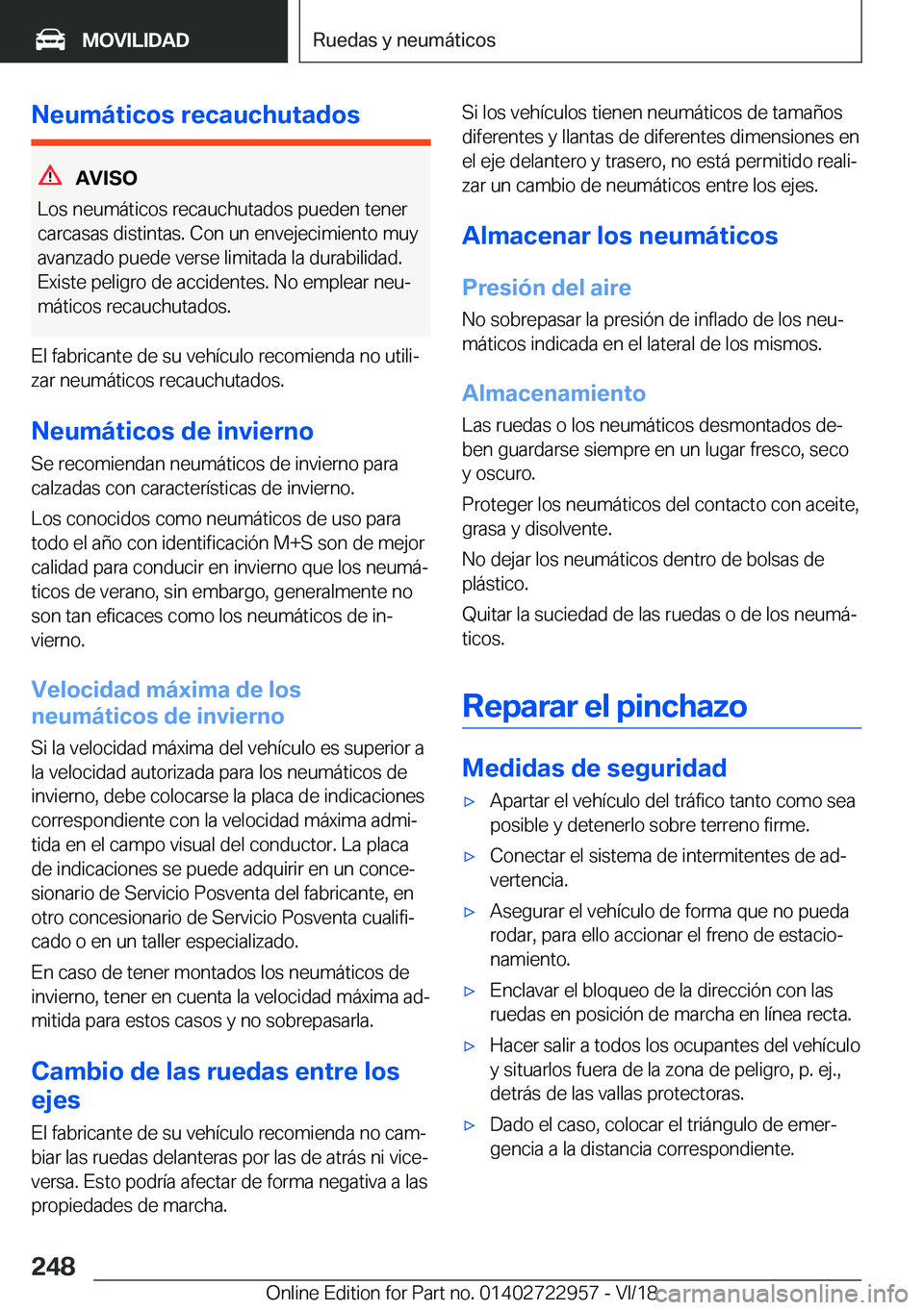 BMW M4 2019  Manuales de Empleo (in Spanish) �N�e�u�m�