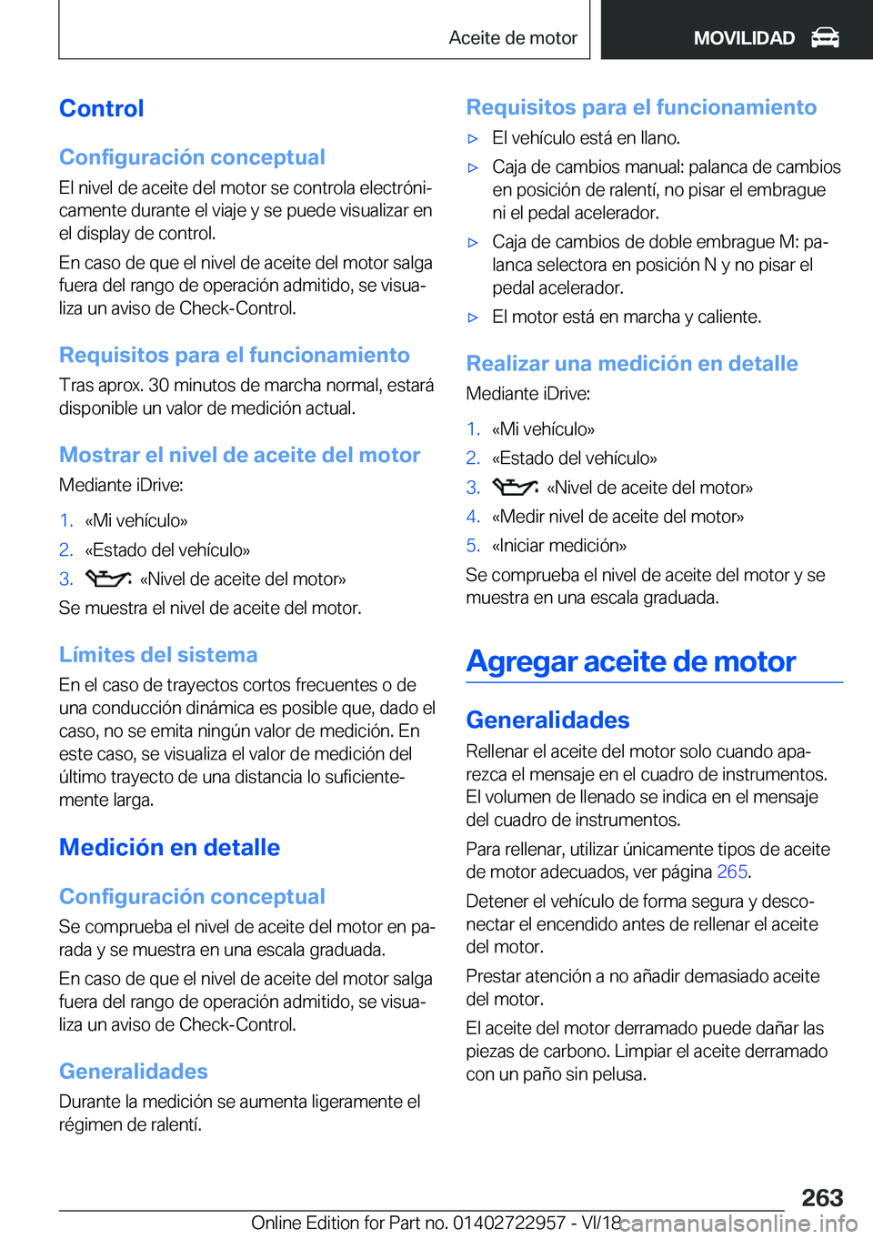 BMW M4 2019  Manuales de Empleo (in Spanish) �C�o�n�t�r�o�l
�C�o�n�f�i�g�u�r�a�c�i�