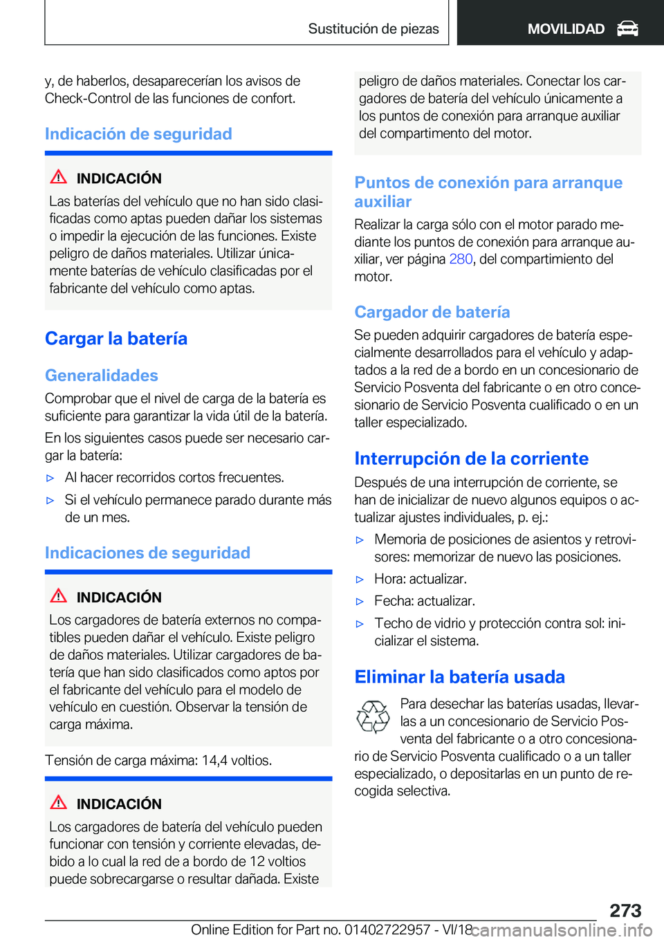 BMW M4 2019  Manuales de Empleo (in Spanish) �y�,��d�e��h�a�b�e�r�l�o�s�,��d�e�s�a�p�a�r�e�c�e�r�