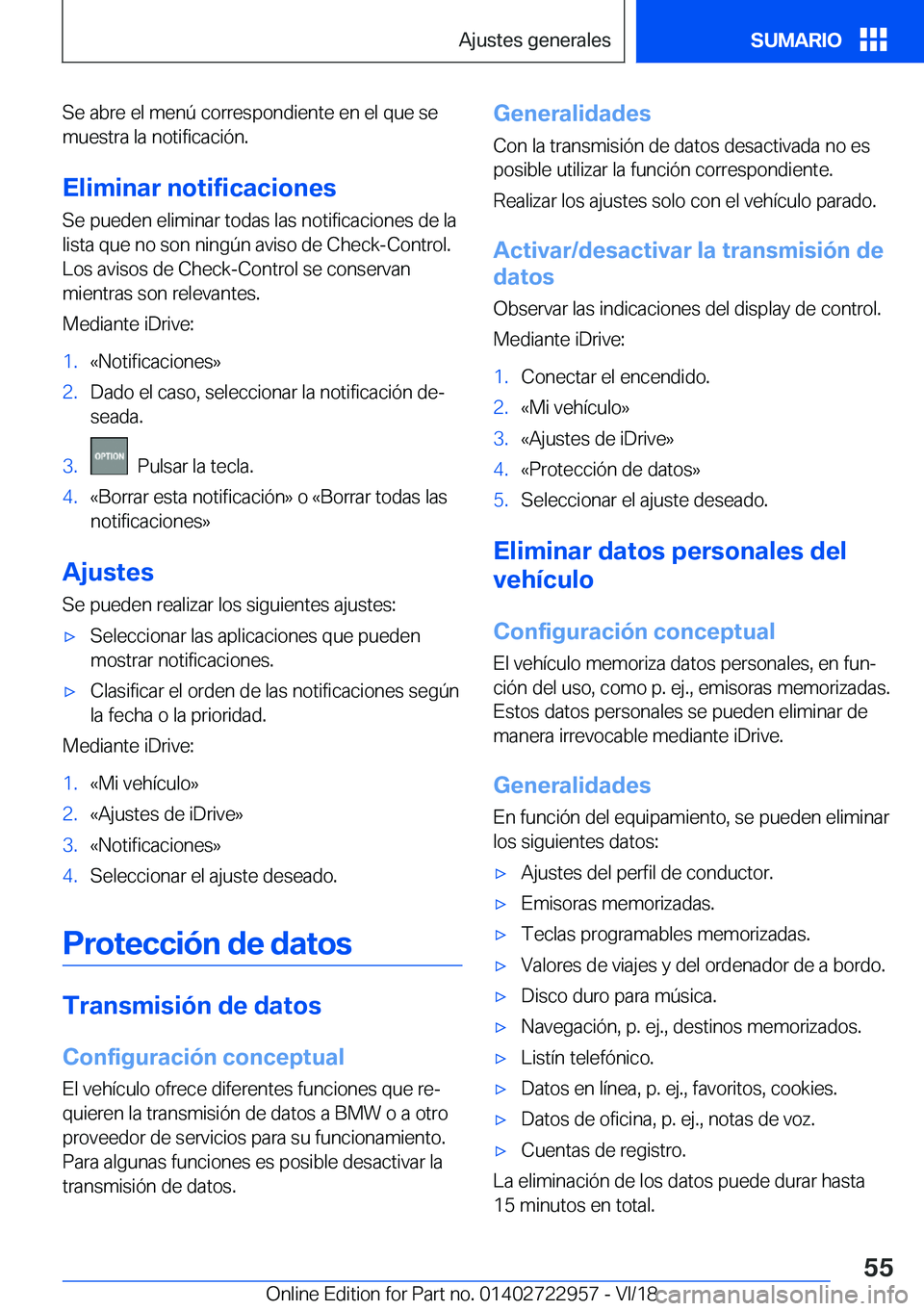 BMW M4 2019  Manuales de Empleo (in Spanish) �S�e��a�b�r�e��e�l��m�e�n�