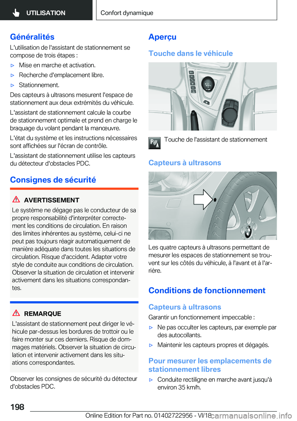 BMW M4 2019  Notices Demploi (in French) �G�é�n�é�r�a�l�i�t�é�s�L�'�u�t�i�l�i�s�a�t�i�o�n��d�e��l�'�a�s�s�i�s�t�a�n�t��d�e��s�t�a�t�i�o�n�n�e�m�e�n�t��s�e�c�o�m�p�o�s�e��d�e��t�r�o�i�s��é�t�a�p�e�s��:'x�M�i�s�e��e�n