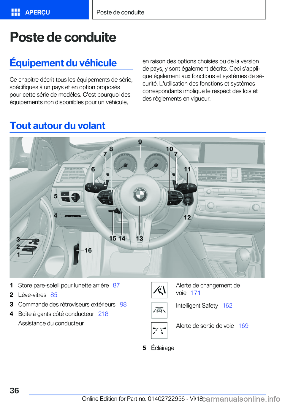 BMW M4 2019  Notices Demploi (in French) �P�o�s�t�e��d�e��c�o�n�d�u�i�t�e�É�q�u�i�p�e�m�e�n�t��d�u��v�é�h�i�c�u�l�e
�C�e��c�h�a�p�i�t�r�e��d�é�c�r�i�t��t�o�u�s��l�e�s��é�q�u�i�p�e�m�e�n�t�s��d�e��s�é�r�i�e�,�s�p�é�c�i�f�i�q�