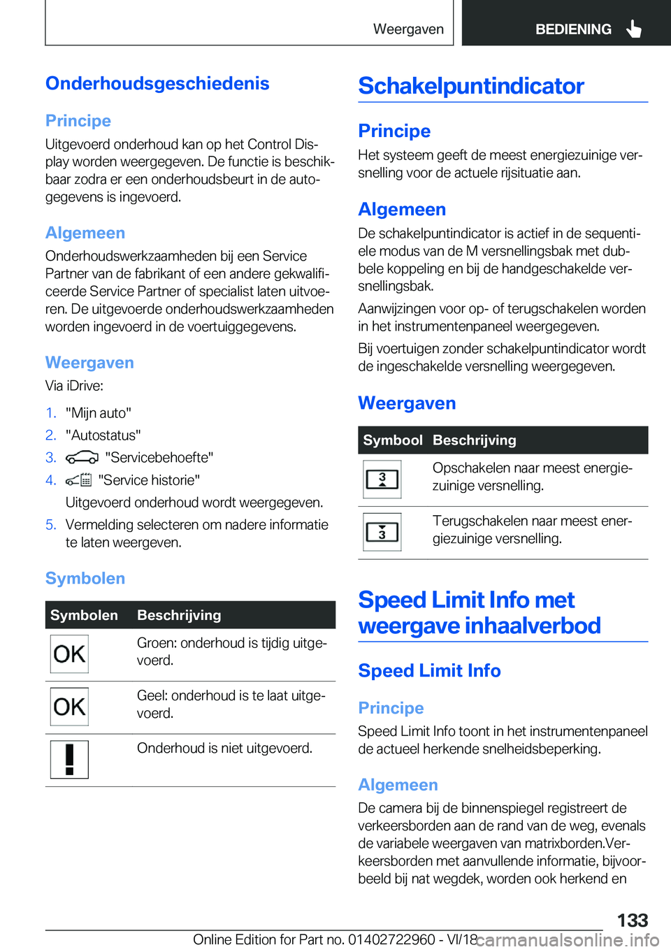 BMW M4 2019  Instructieboekjes (in Dutch) �O�n�d�e�r�h�o�u�d�s�g�e�s�c�h�i�e�d�e�n�i�s
�P�r�i�n�c�i�p�e �U�i�t�g�e�v�o�e�r�d��o�n�d�e�r�h�o�u�d��k�a�n��o�p��h�e�t��C�o�n�t�r�o�l��D�i�sj
�p�l�a�y��w�o�r�d�e�n��w�e�e�r�g�e�g�e�v�e�n�.�