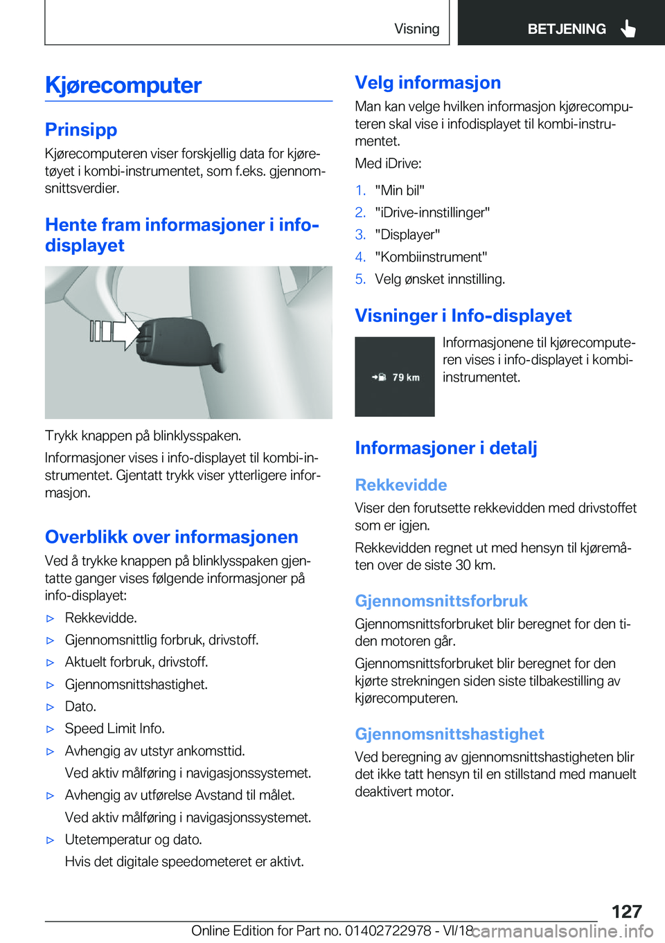 BMW M4 2019  InstruksjonsbØker (in Norwegian) �K�j�