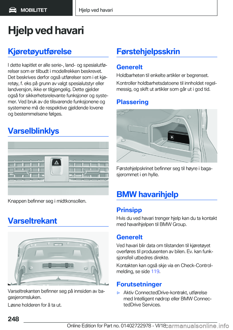 BMW M4 2019  InstruksjonsbØker (in Norwegian) �H�j�e�l�p��v�e�d��h�a�v�a�r�i�K�j�
