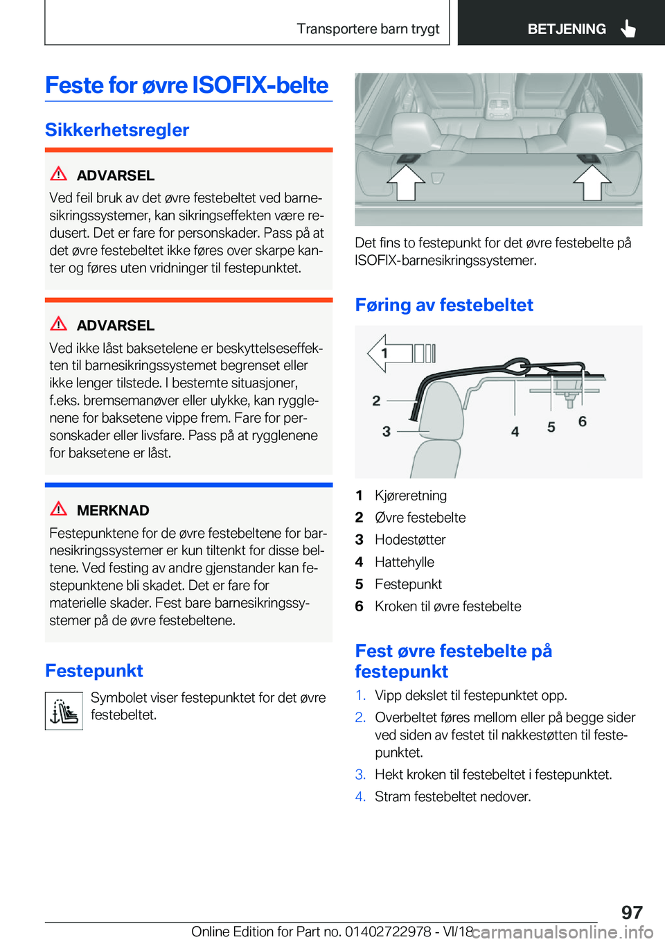 BMW M4 2019  InstruksjonsbØker (in Norwegian) �F�e�s�t�e��f�o�r��