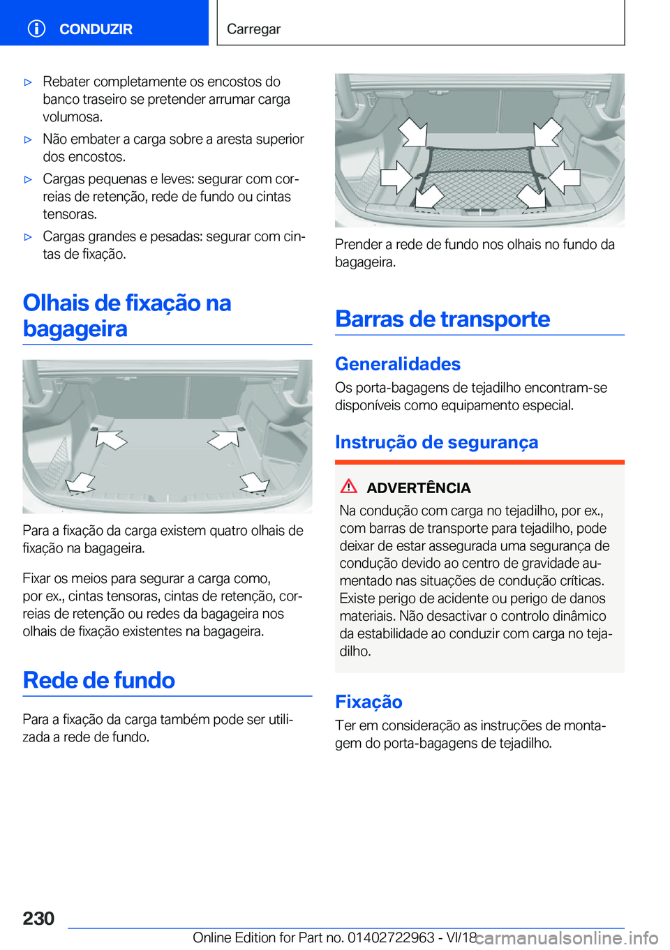 BMW M4 2019  Manual do condutor (in Portuguese) 'x�R�e�b�a�t�e�r��c�o�m�p�l�e�t�a�m�e�n�t�e��o�s��e�n�c�o�s�t�o�s��d�o
�b�a�n�c�o��t�r�a�s�e�i�r�o��s�e��p�r�e�t�e�n�d�e�r��a�r�r�u�m�a�r��c�a�r�g�a �v�o�l�u�m�o�s�a�.'x�N�ã�o��e�m�