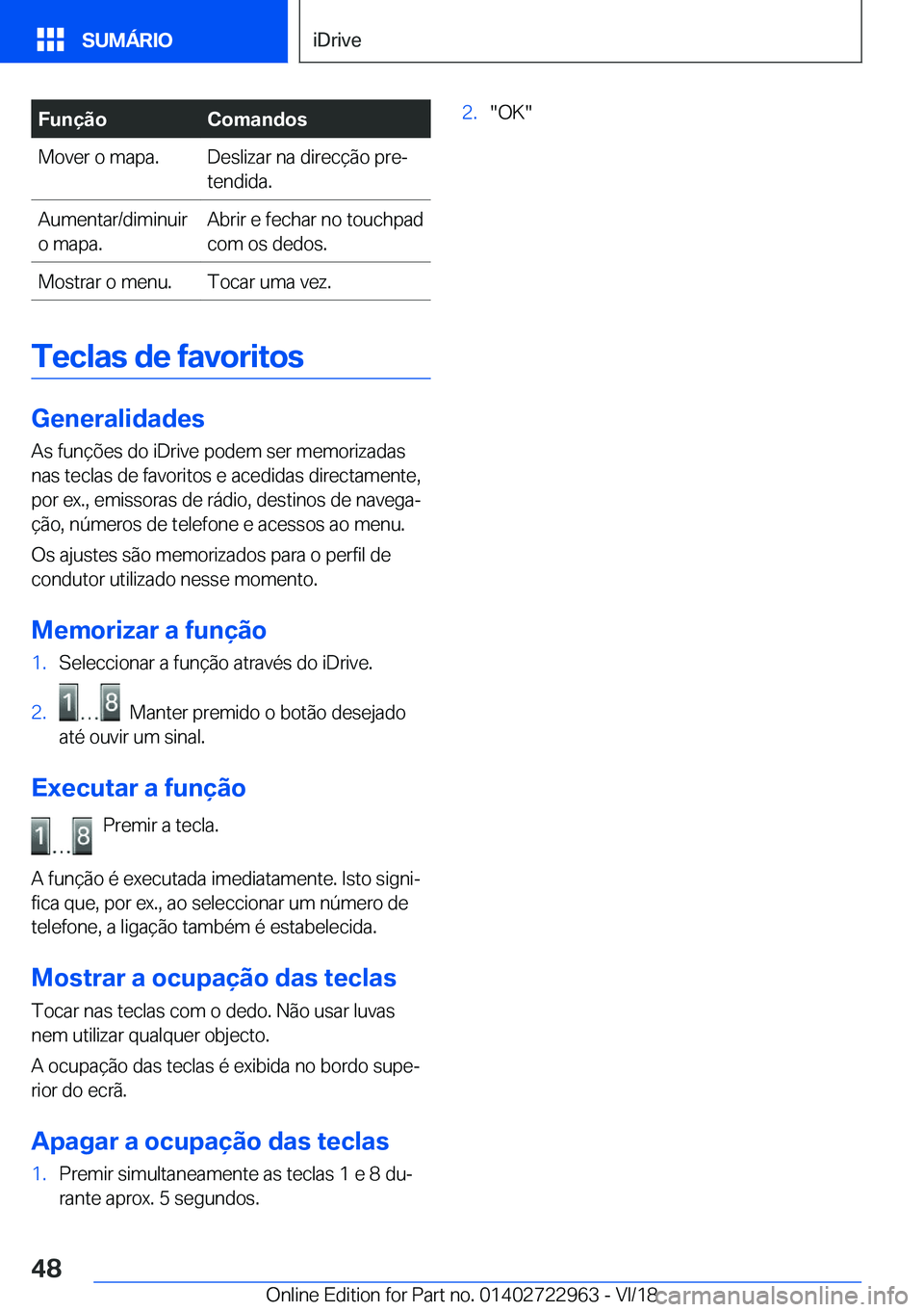 BMW M4 2019  Manual do condutor (in Portuguese) �F�u�n�