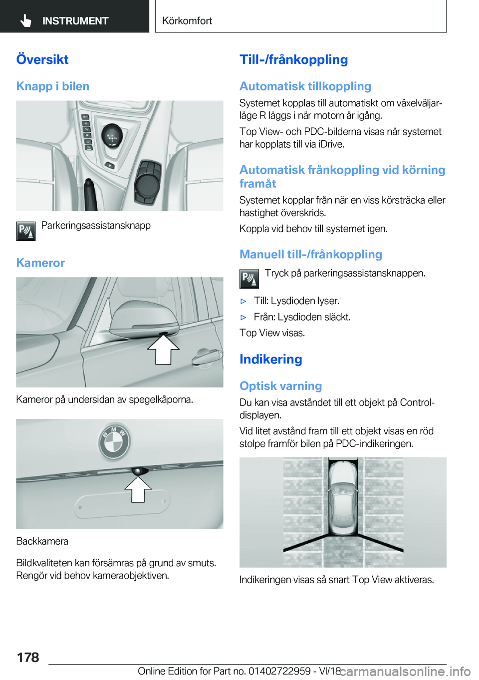 BMW M4 2019  InstruktionsbÖcker (in Swedish) �