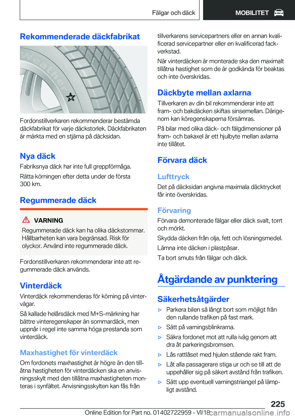 BMW M4 2019  InstruktionsbÖcker (in Swedish) �R�e�k�o�m�m�e�n�d�e�r�a�d�e��d�ä�c�k�f�a�b�r�i�k�a�t
�F�o�r�d�o�n�s�t�i�l�l�v�e�r�k�a�r�e�n��r�e�k�o�m�m�e�n�d�e�r�a�r��b�e�s�t�ä�m�d�a�d�ä�c�k�f�a�b�r�i�k�a�t��f�