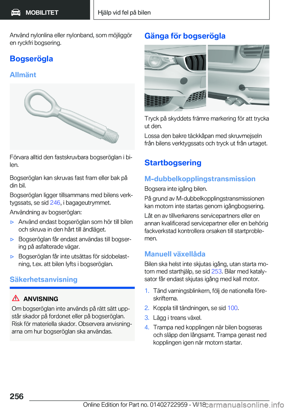 BMW M4 2019  InstruktionsbÖcker (in Swedish) �A�n�v�ä�n�d��n�y�l�o�n�l�i�n�a��e�l�l�e�r��n�y�l�o�n�b�a�n�d�,��s�o�m��m�