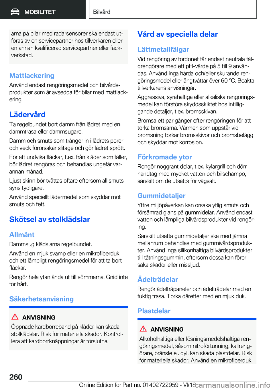BMW M4 2019  InstruktionsbÖcker (in Swedish) �a�r�n�a��p�å��b�i�l�a�r��m�e�d��r�a�d�a�r�s�e�n�s�o�r�e�r��s�k�a��e�n�d�a�s�t��u�tj
�f�