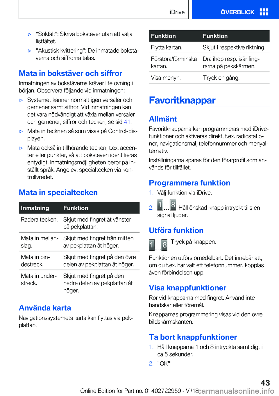 BMW M4 2019  InstruktionsbÖcker (in Swedish) 'x��S�