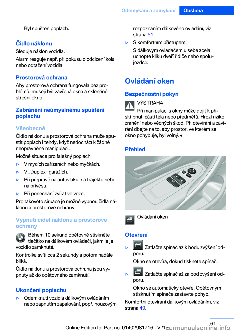 BMW M4 2018  Návod na použití (in Czech) �B�y�l� �s�p�u (�t�ě�n� �p�o�p�l�a�c�h�.
�Č�i�d�l�o��n�