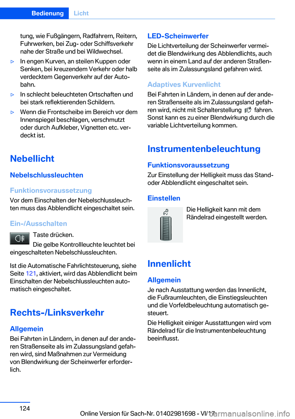 BMW M4 2018  Betriebsanleitungen (in German) �t�u�n�g�,� �w�i�e� �F�u�