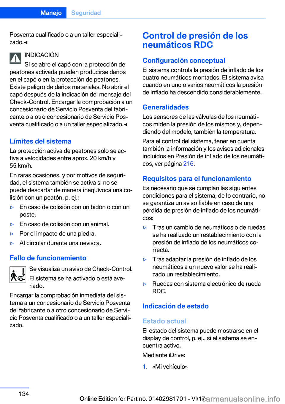 BMW M4 2018  Manuales de Empleo (in Spanish) �P�o�s�v�e�n�t�a� �c�u�a�l�i�f�i�c�a�d�o� �o� �a� �u�n� �t�a�l�l�e�r� �e�s�p�e�c�i�a�l�iª
�z�a�d�o�.