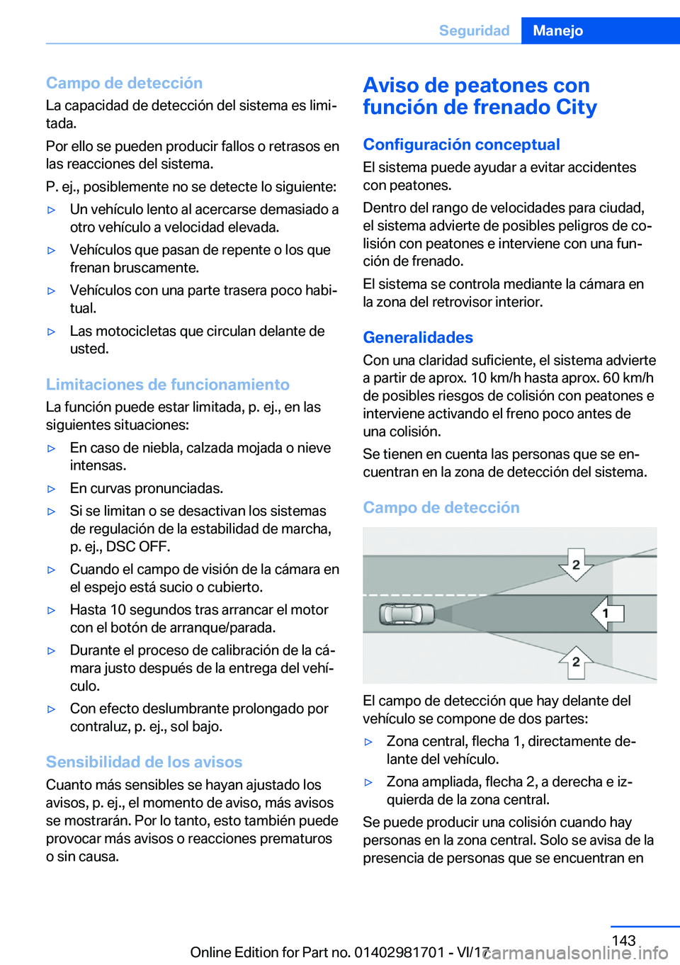 BMW M4 2018  Manuales de Empleo (in Spanish) �C�a�m�p�o��d�e��d�e�t�e�c�c�i�
