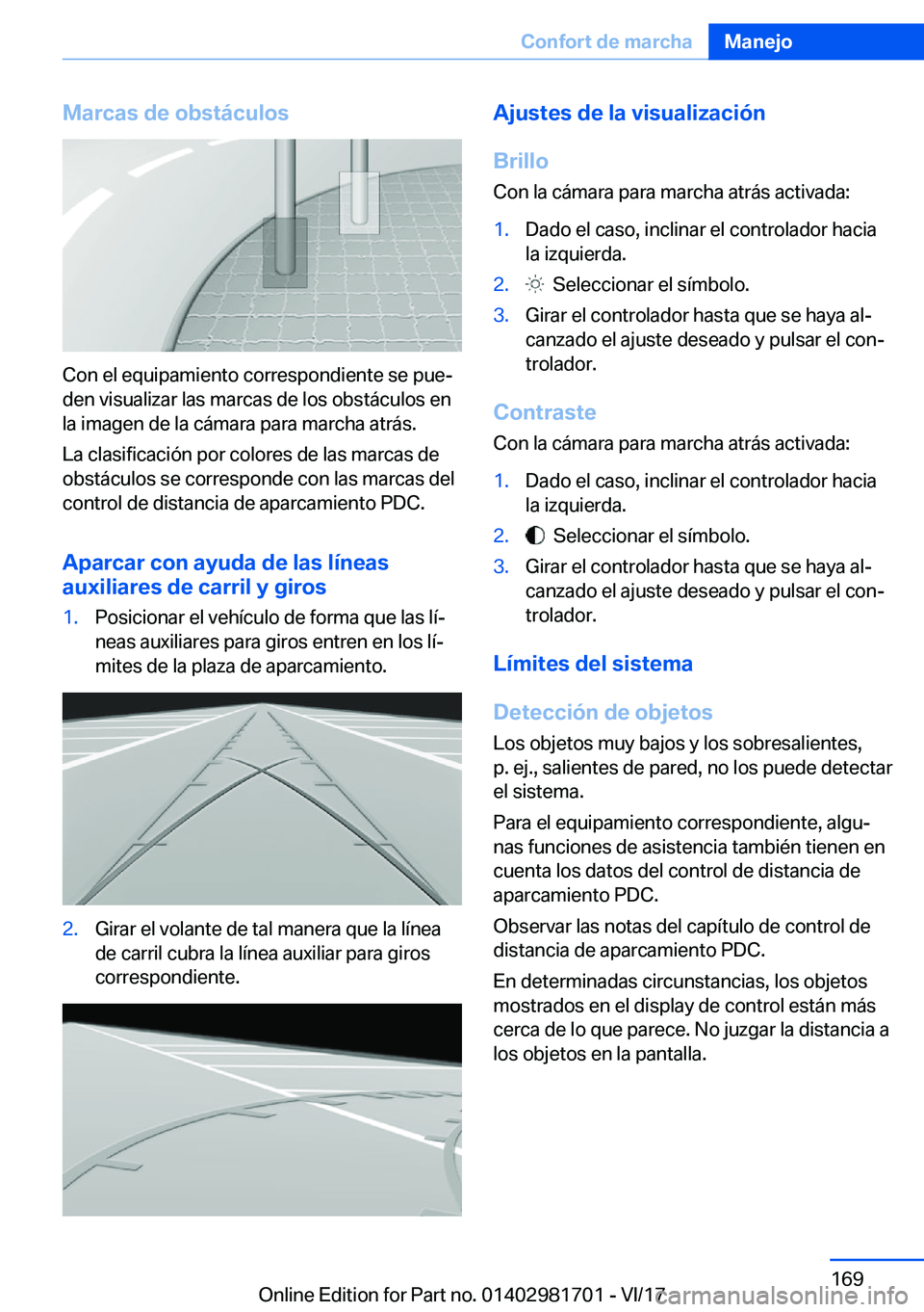 BMW M4 2018  Manuales de Empleo (in Spanish) �M�a�r�c�a�s��d�e��o�b�s�t�