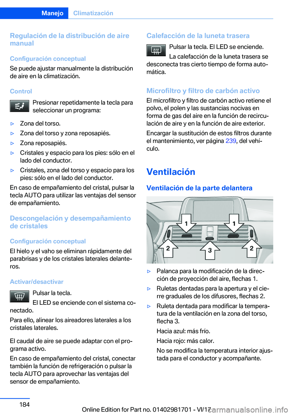 BMW M4 2018  Manuales de Empleo (in Spanish) �R�e�g�u�l�a�c�i�