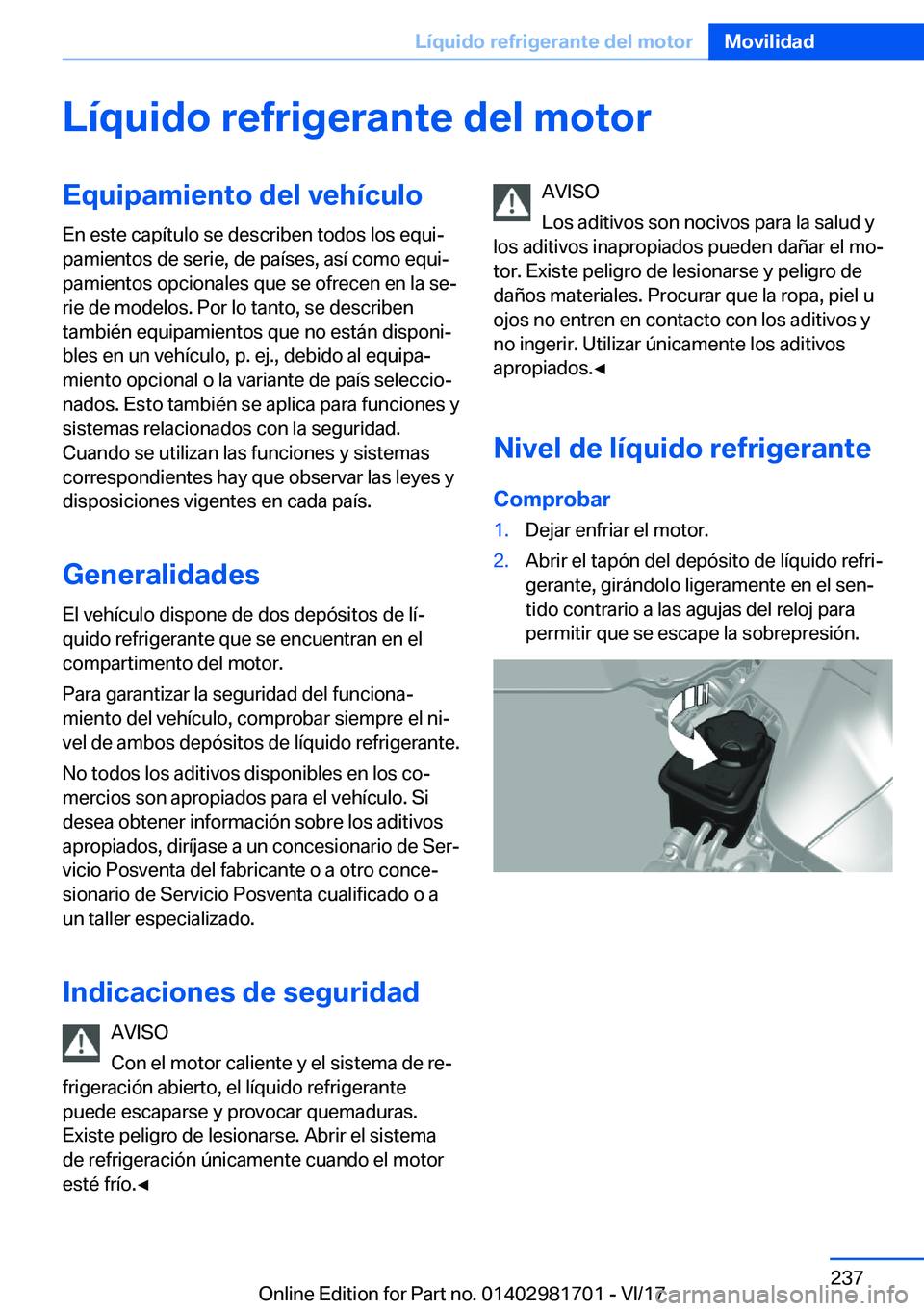 BMW M4 2018  Manuales de Empleo (in Spanish) �L�