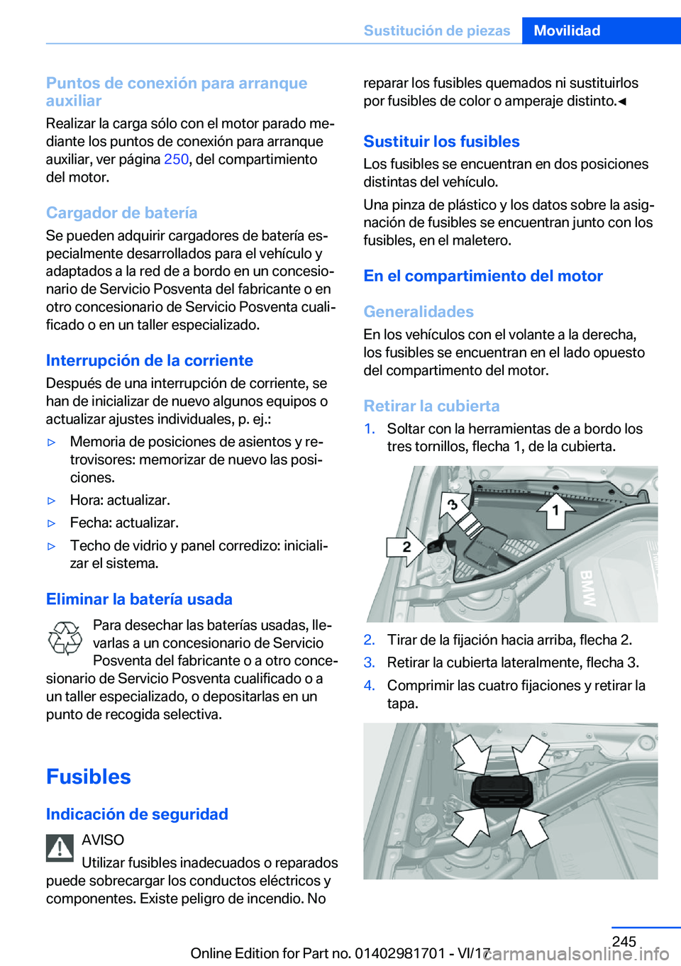 BMW M4 2018  Manuales de Empleo (in Spanish) �P�u�n�t�o�s��d�e��c�o�n�e�x�i�